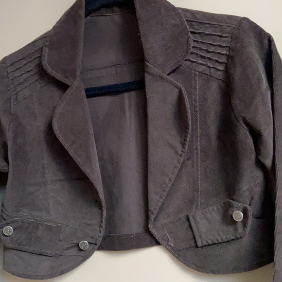 🔥4 for $20🔥 Corduroy Denim Crop Jacket NWOT - Picture 1 of 7